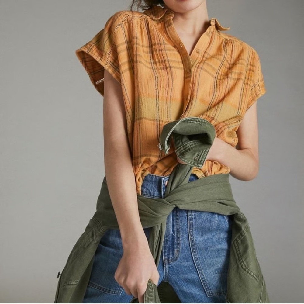 PILCRO x Anthropologie Serena Surf Blouse